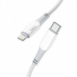 hoco. Cablu Date si Incarcare Hoco USB-C - Lightning X70 20W 1m Alb