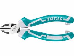 TOTAL Industrial Oldalcsípő fogó, 160 mm