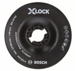 Bosch X-LOCK 125mm Hard taler cauciuc pentru disc fiber (2608601716)