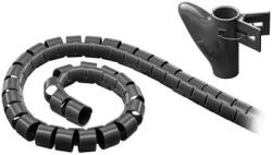 MediaRange Tub pentru cabluri MediaRange 20 mm 2.5 m Plastic Negru (mrcs301)