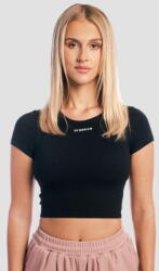 GymBeam Tricou pentru femei Cropped Aura Black - GymBeam - vexio