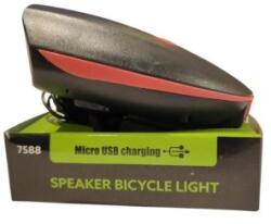 Z-tools Far cu Claxon pentru Bicicleta, Incarcare prin USB, Z-tools (ZLN-ZTS9002)