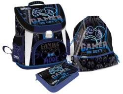 ICO Esport Gamer On Duty: Set premium de ghiozdan școlar - 3 piese (9660023008)
