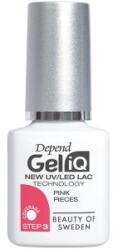 Depend Oja Semipermanenta Depend Gel IQ UV LED, Pink Pieces, 5 ml (COR-73207184)