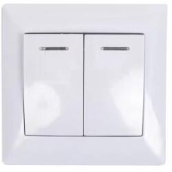 Z-tools Intrerupator Dublu cu LED, Z-tools (ZLN-ZTS9049)