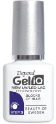 Depend Oja Semipermanenta Depend Gel IQ UV LED, Blocks of Blue, 5 ml (COR-73207153)