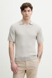 BOSS Orange polo tricotat pentru bărbați, din bumbac PPY2-SWM07W_90X (50561809)