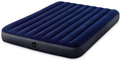 Intex Classic Downy Felfújható Matrac, 152x203x25cm, Kék, Plüss Felső Rész, 2 az 1-Ben Szelep, Wave Beam Belső Szerkezet - Hosszan Tartó Nyári Használathoz, Megbízható Medenceélménnyel (Intex 64759)