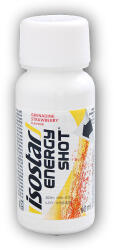 Isostar energy shot cofeină 60ml - rodie căpșună