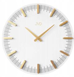 JVD Elegáns Fa Fehér Falióra Jvd HC401.1 40 cm Arany Mutatók (HC401.1)