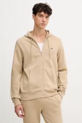 Lacoste kapucnis melegítőfelső férfi pamuttal - bézs S - answear - 30 990 Ft