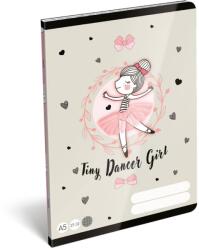 LIZZY Füzet TINY DANCER LOVELY BALLERINA NÉGYZETHÁLÓS 27-32 32 LAP A/5 (7500171003)