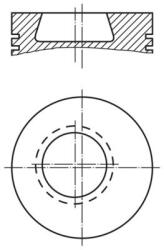 MAHLE dugattyú MAHLE 008 42 00 for FIAT (008 42 00)
