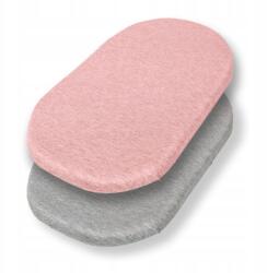 Ceba baby Gondola lepedő Ceba Baby 2 db, grey pink (W-844-000-028)