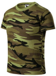 MALFINI 149 Camouflage gyerek póló zöld terepszín színben (1493411)