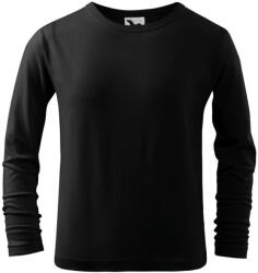 MALFINI 121 Fit-T LS gyerek póló fekete színben (1210111)