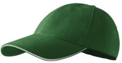 Malfini 306 Sandwich 6P unisex baseball sapka üvegzöld színben (3060600)