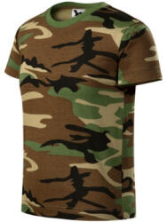 MALFINI 149 Camouflage gyerek póló barna terepszín színben (1493309)