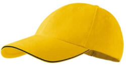 Malfini 306 Sandwich 6P unisex baseball sapka sárga színben (3060400)