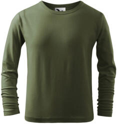 MALFINI 121 Fit-T LS gyerek póló khaki színben (1210907)
