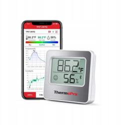 ThermoPro beltéri digitális Bluetooth páratartalom- és hőmérő TP-357 (tpro)
