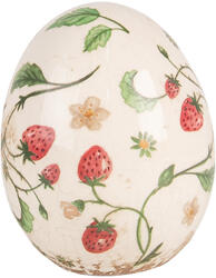 Clayre & Eef Ou decorativ Paste ceramica multicolora 10x12 cm (6CE1919M)