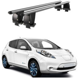  Bare transversale aluminiu pentru Nissan Leaf ZE0 2010-2016, plafon neted (190526-6)