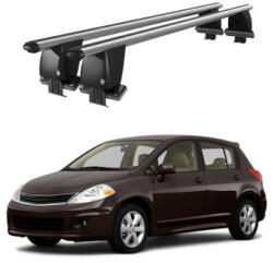  Bare transversale aluminiu pentru Nissan Note, plafon neted (190526-11)