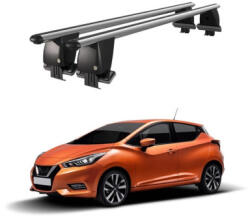  Bare transversale aluminiu pentru Nissan Micra K14 2017+, plafon neted (190526-10)