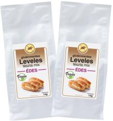 Dia-Wellness Gluténmentes Vegán Leveles tészta mix édes DUO 2X1 kg - reformnagyker