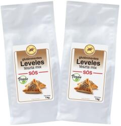 Dia-Wellness Gluténmentes Vegán Leveles tészta mix sós DUO 2X1 kg - reformnagyker