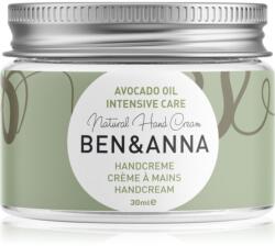 BEN&ANNA Natural Hand Cream Intensive Care crema de maini intensiva cu avocado 30 ml