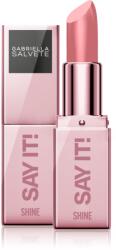 Gabriella Salvete Say It! And Shine! ruj lucios hidratant culoare 01 3.5 g