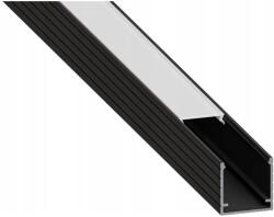 SmartLED Profil încastrat pentru benzi LED, 1 m, negru/alb (SD0101)