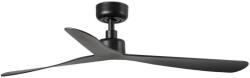 Faro Barcelona FARO 34196 - Ventilator de tavan ROCKER M Ø 132 cm, negru + telecomandă (FA34196)