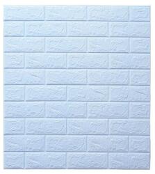 Flippy 10 darabos dekor panel falmatrica készlet, Flippy, öntapadós, 70 x 77 cm, 3, 5 mm vastagság, 5, 3 m2 fedett terület, PVC, téglamintás, világoskék (135747)