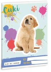 Ars Una Ars Una: Cuki Állatok - Golden retriever 2. osztályos vonalas füzet A/5 16-32