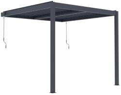 G21 Trenton Premium 3x3 m bioklimatikus pergola, antracit alumínium (BP-G21-3x3x2,6-ALU)