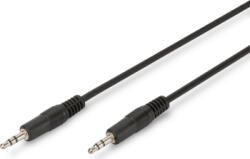 ASSMANN Cablu de conectare audio Assmann stereo 3.5 mm 2.5 m negru (ak-510100-025-s)
