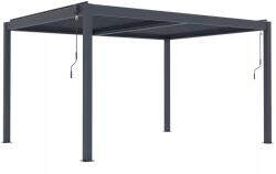 G21 Austin Premium 4x3 m bioklimatikus pergola, antracit alumínium (BP-G21-4X3M-ALU) - pepita