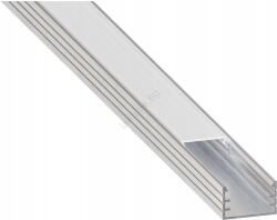 SmartLED Вграден профил за led ленти, 1 м, сребрист/бял (sd0097)