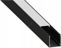 SmartLED Вграден профил за led ленти 1 м черен/бял (sd0101)