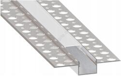 SmartLED Вграден профил за led ленти 1 м, сребрист/бял (sd0032)