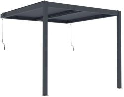 G21 Trenton 3x3 m bioklimatikus pergola, antracit alumínium (BP-G21-3x3x2,6)