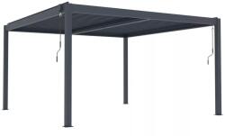G21 Austin Premium 4x4 m bioklimatikus pergola, antracit alumínium (BP-G21-4X4M-ALU)