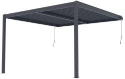 G21 Trenton Premium 4x4 m bioklimatikus pergola, antracit alumínium (BP-G21-4x4x2,6-ALU) - pepita