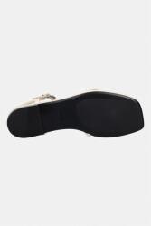 Calvin Klein сандали дамски SQUARE FLAT SANDAL STRAP LTH (HW0HW02863) - answear - 109,51 лв
