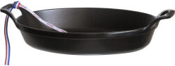 Staub Tavă de copt ovală fontă neagră 28 cm Staub (ST1302923)