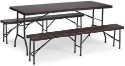 MultiGarden Összecsukható sörsütő szett MultiGarden 180 cm rattan utánzat (ME-RZK-180BPLUS2_KS_RBK-18)