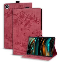  ART BLOSSOM Husă tip carte pentru Xiaomi Redmi Pad 2 9.7 / Redmi Pad 2 SE roșie